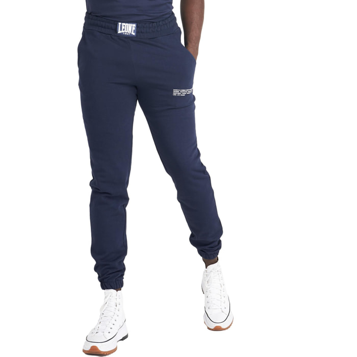 Pantalón de hombre Minimal en felpa de algodón orgánico