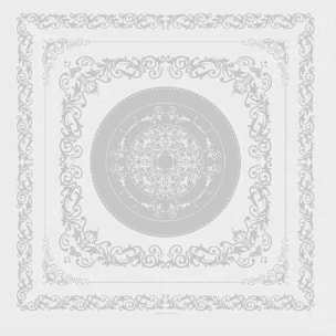 Nappe anti tache pur coton motif jacquard Comtesse blanc