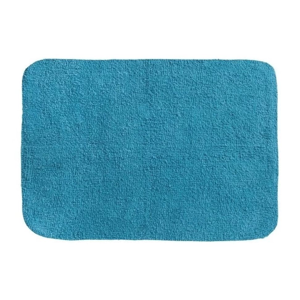 tapis de bain Coton CAMPUS 50x70cm Bleu Spirella