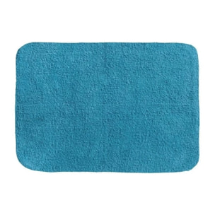 tapis de bain Coton CAMPUS 50x70cm Bleu Spirella