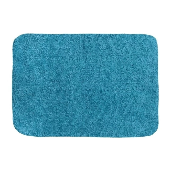 tapis de bain Coton CAMPUS 50x70cm Bleu Spirella