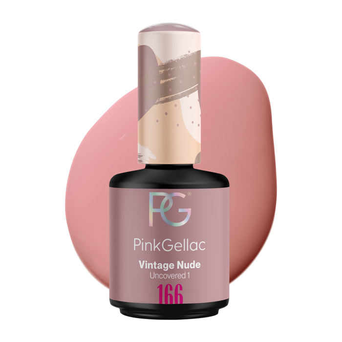 Vernis semi-permanent - 166 Vintage Nude- 15 ml