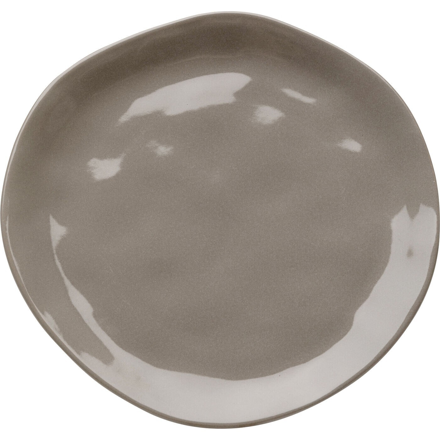Assiettes Organic 20cm taupe set de 6 Kare Design