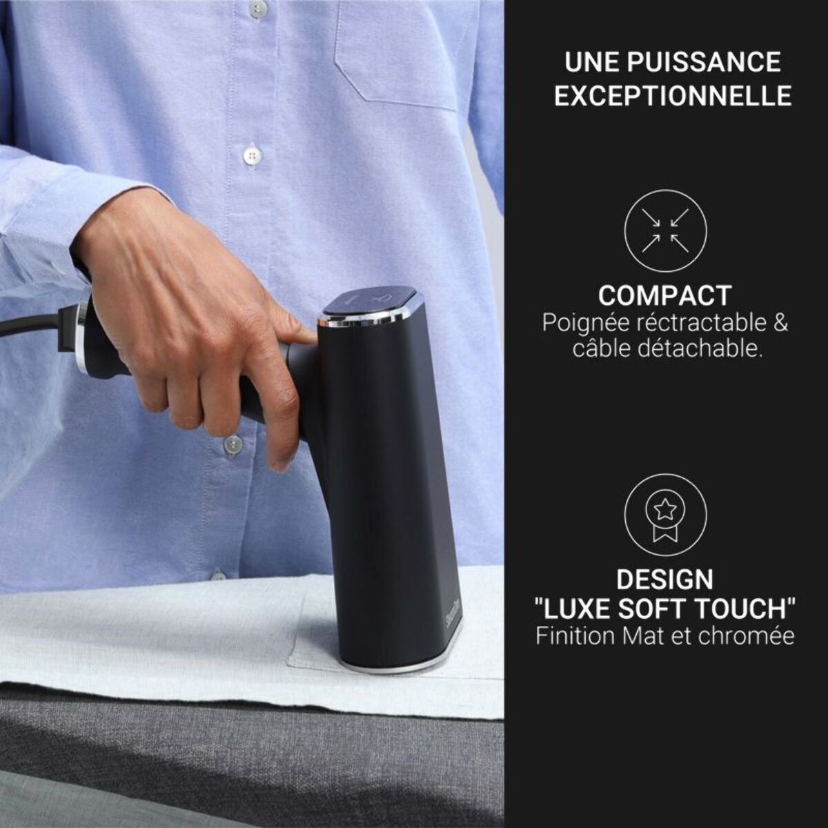 Défroisseur vapeur STEAMONE EUFD80BV2 James V2