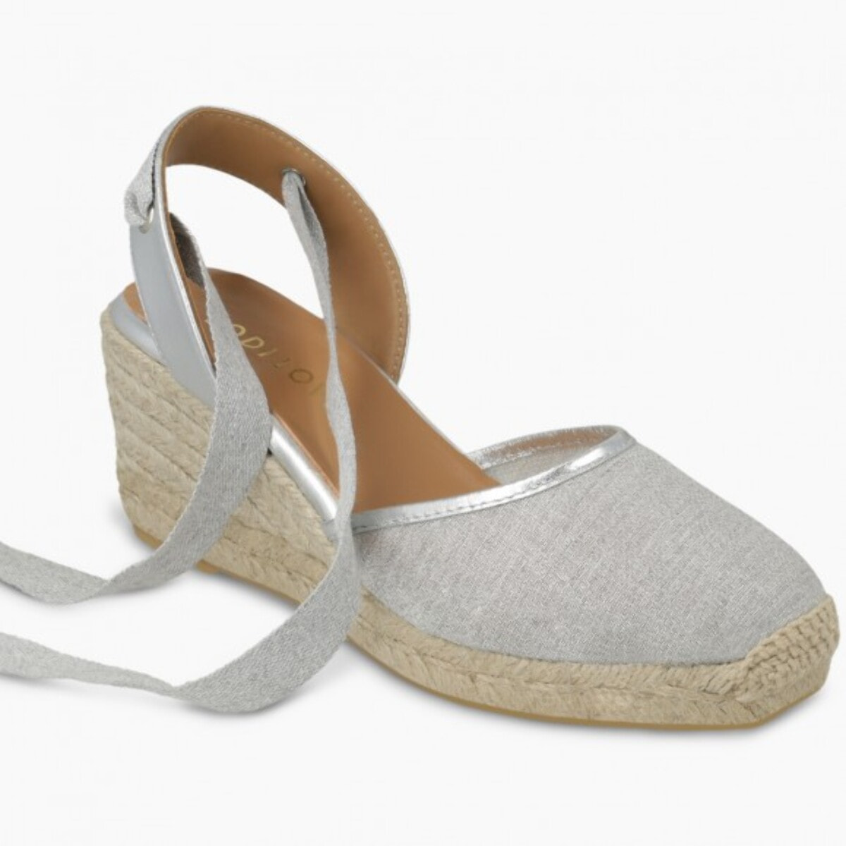 ALPARGATAS PLATEADAS CORELI