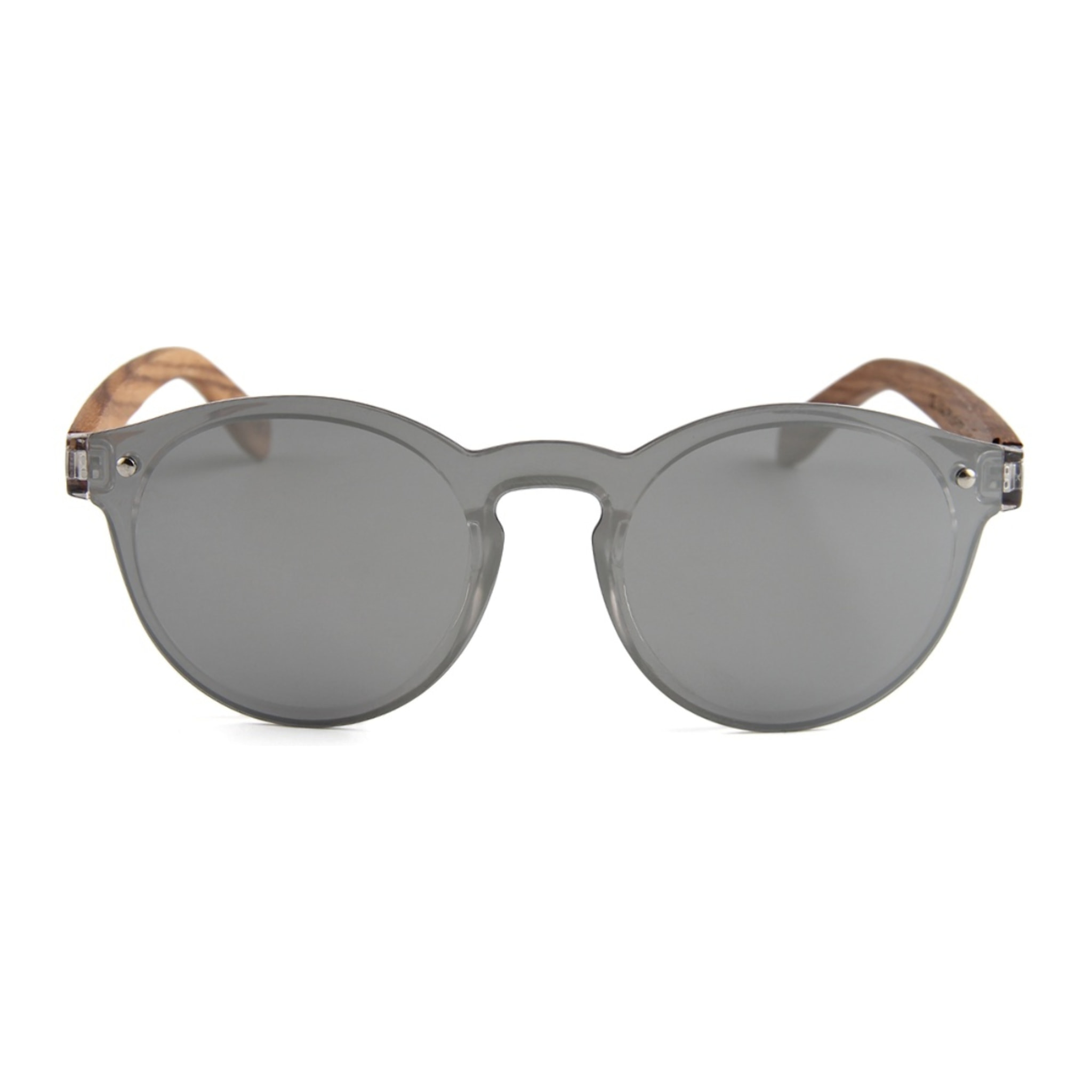 Gafas de Sol Feler 1502M-2 - SILVER Polarizadas de Madera Unisex 52 mm
