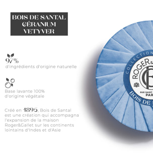 Bois de Santal - Savon Bienfaisant