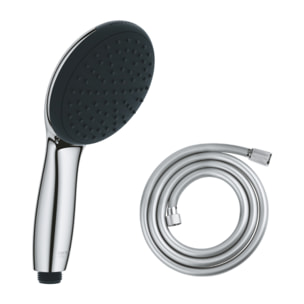 Douchette 1 jet GROHE Vitalio Start 110 chromé + Flexible de douche GROHE 1500 chromé
