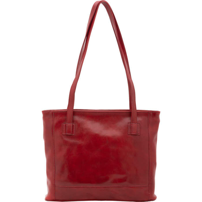 Borsa a spalla  da donna In Vera pelle Made in Italy 30x37x8 cm