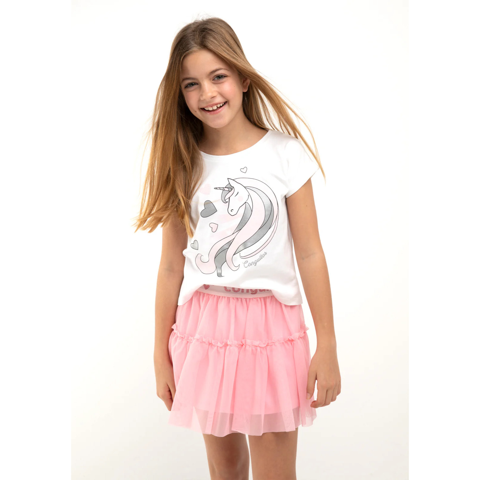 Conguitos - T-shirt a maniche corte casual stampata