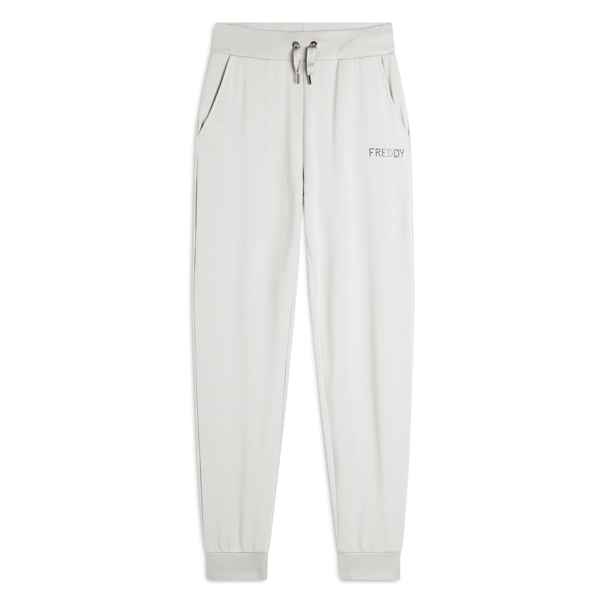 Pantalone Donna in Felpa Viscosa con Logo FREDDY in Strass