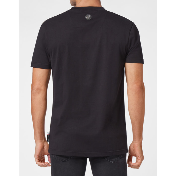PHILIPP PLEIN T-Shirt Round Neck SKULL