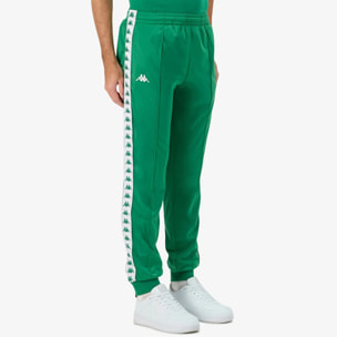 Kappa - Pantaloni Uomo Verde - 222 Banda Rastoria Slim