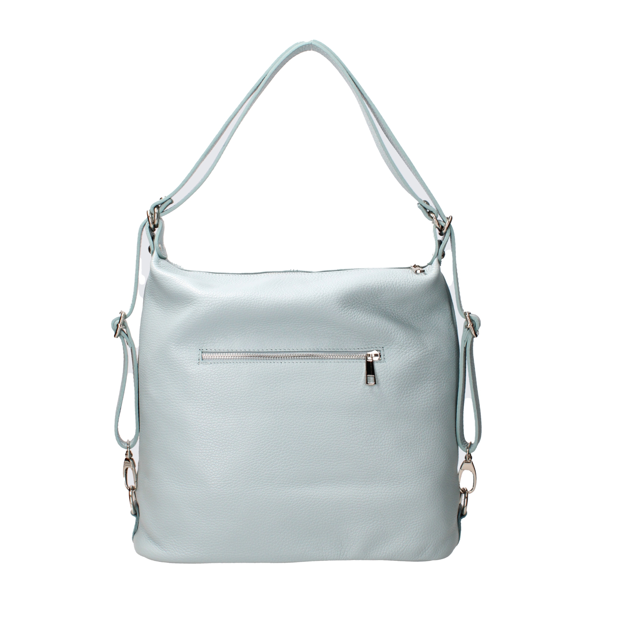 Borsa a spalla convertibile Anjelica - Vera pelle - 33.0 x 31.0 x 12.0 cm