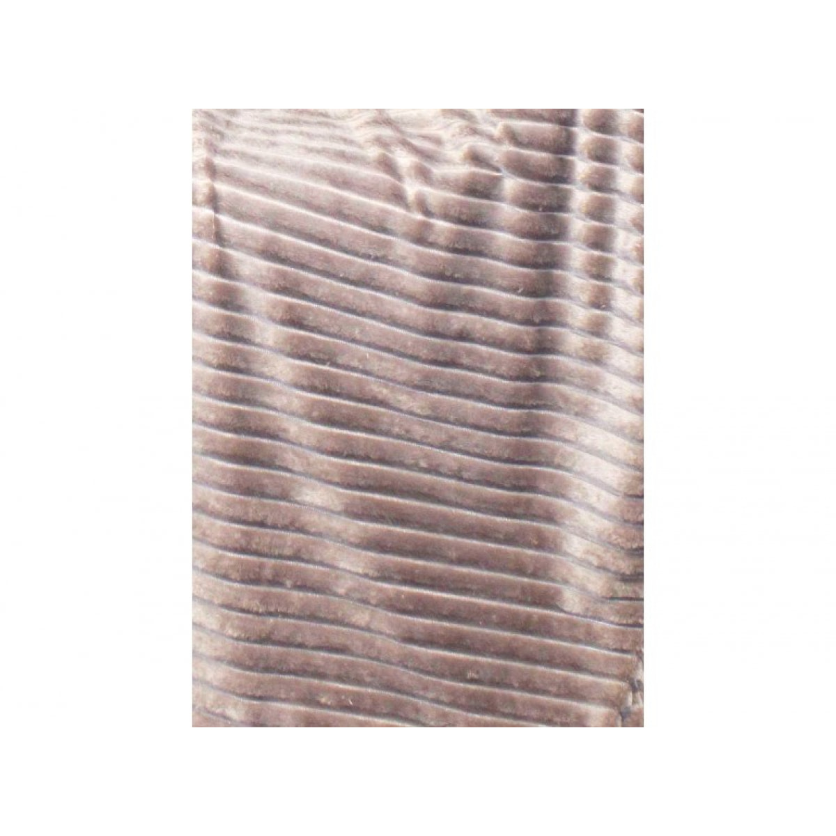 Plaid lumineux effet velours Taupe - FUR