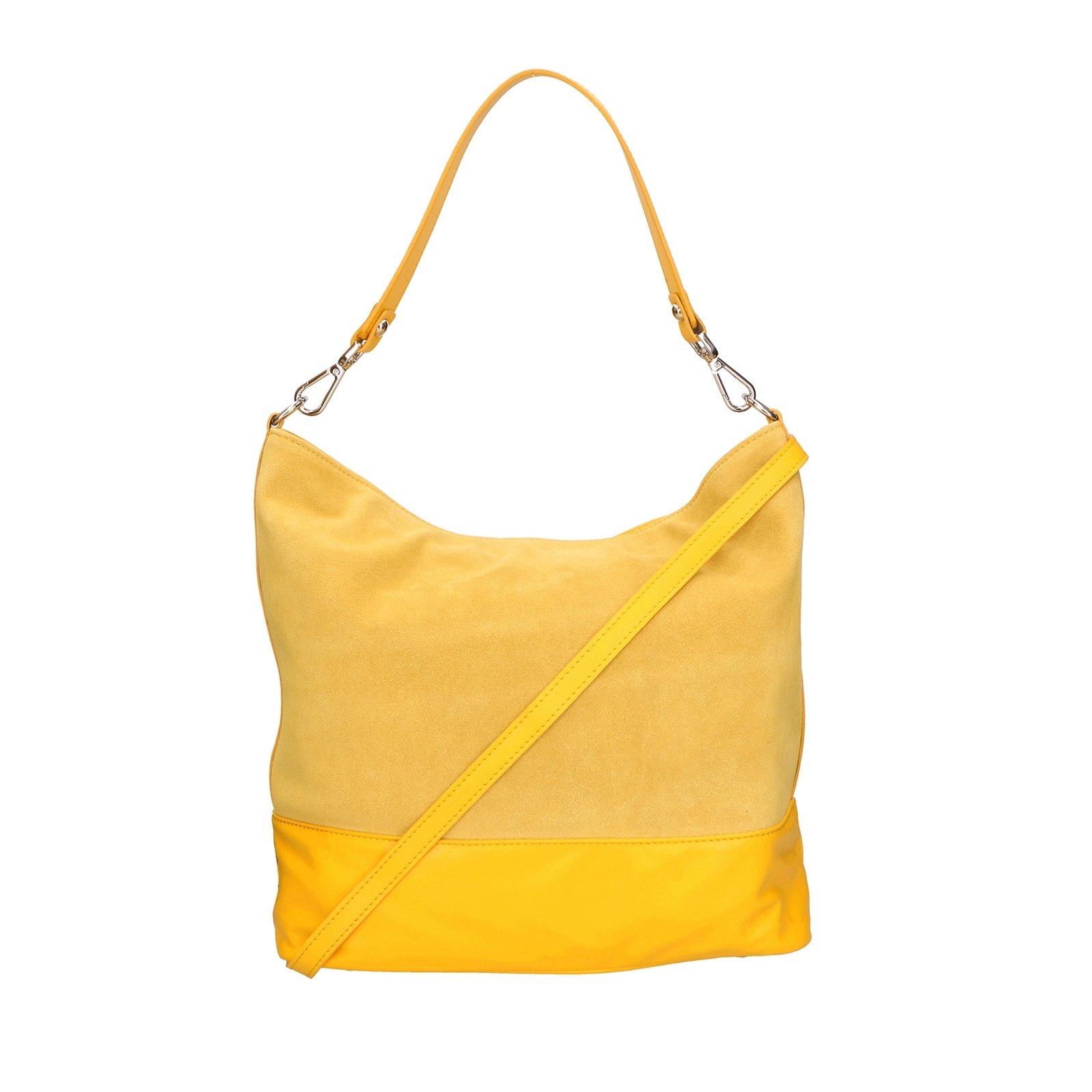 Borsa a spalla da donna - Modello Graziana - Vera pelle - 33.0 x 35.0 x 11.0 cm