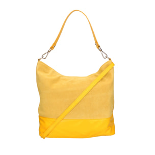 Borsa a spalla da donna - Modello Graziana - Vera pelle - 33.0 x 35.0 x 11.0 cm