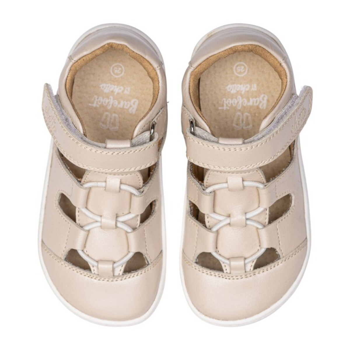 SANDALIA CERRADA BAREFOOT BEIGE – SUAVIDAD TOTAL