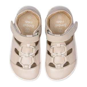 SANDALIA CERRADA BAREFOOT BEIGE – SUAVIDAD TOTAL