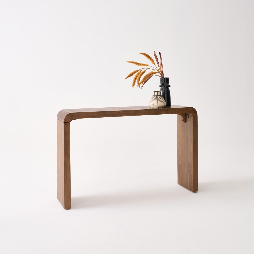 Console exotique bois d'acacia DANA