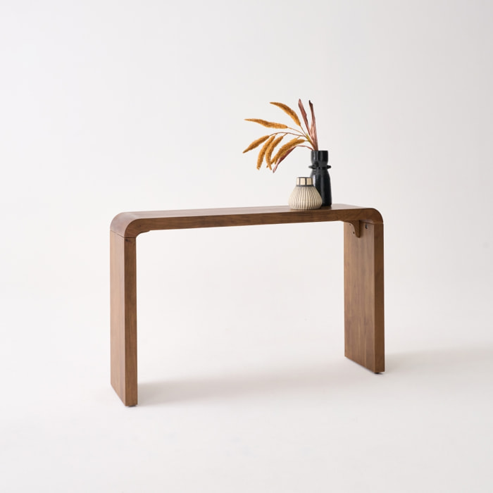 Console exotique bois d'acacia DANA