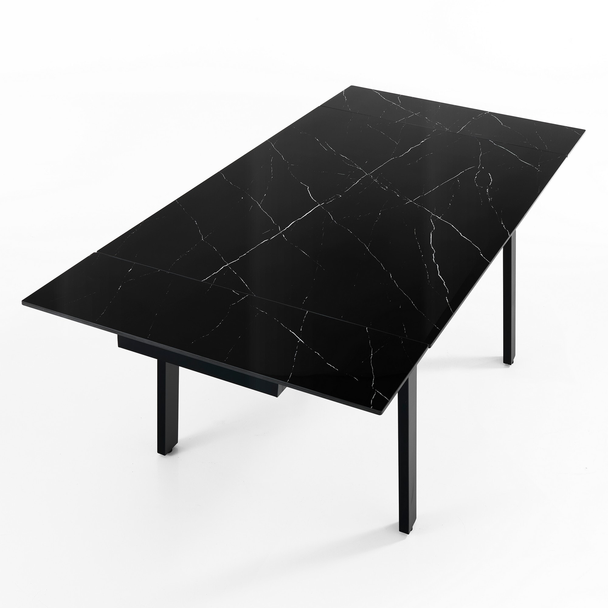 ORESTELUCHETTA Tavolo allungabile AMES BLACK MARBLE