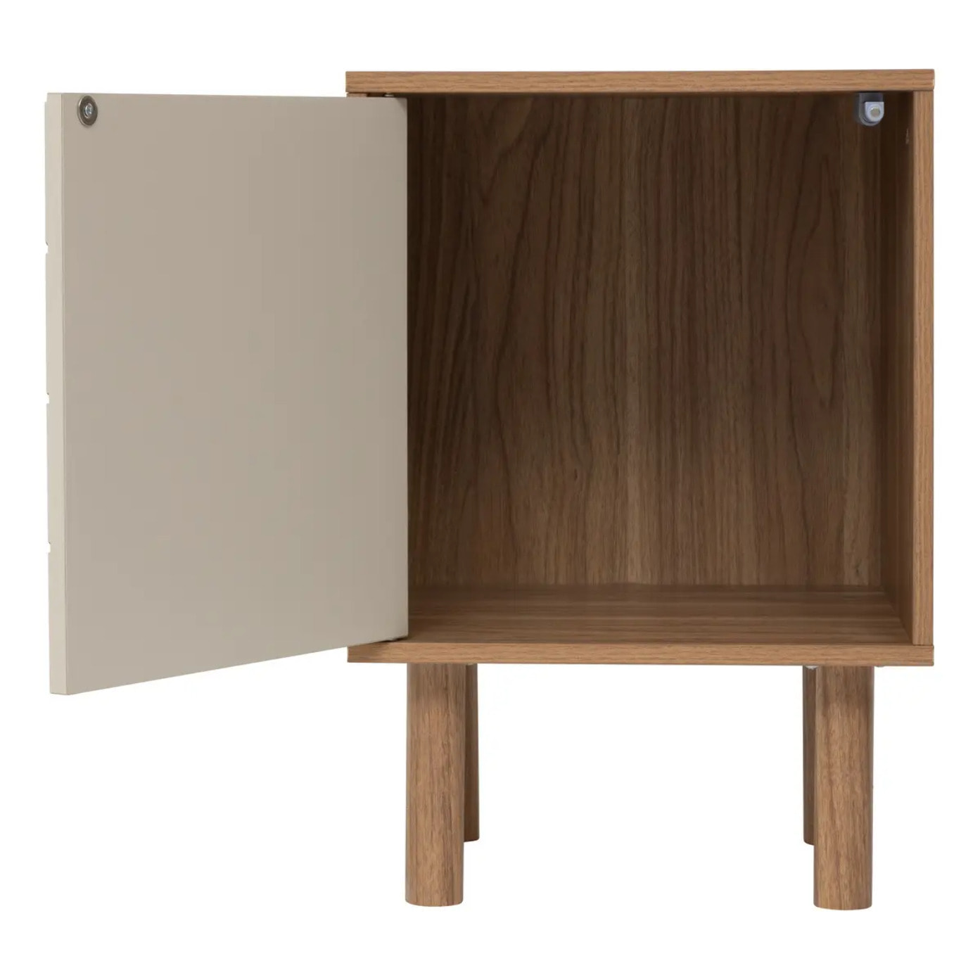 Etagère 1 porte Mix'N'Match bois et motif rayé