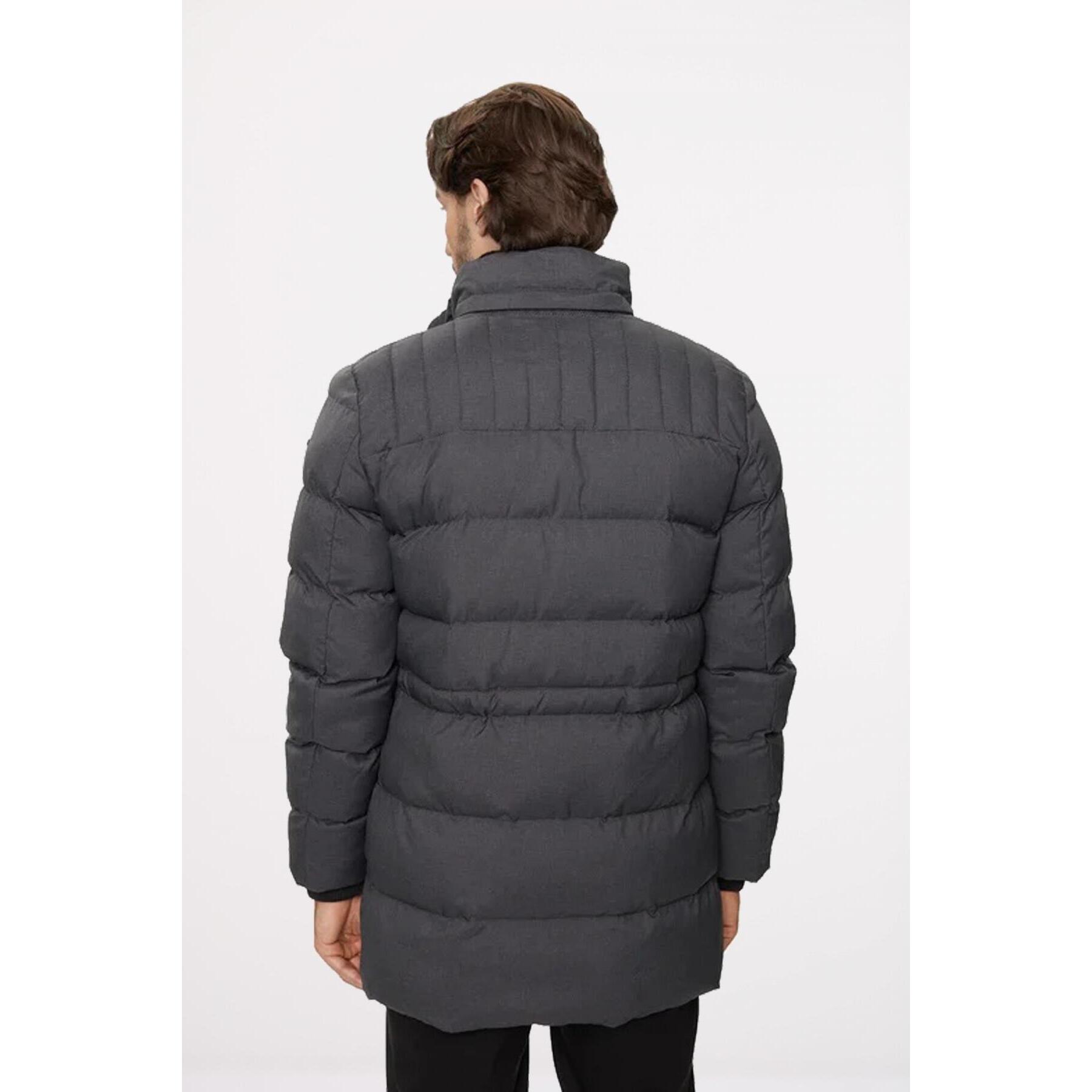 Abrigos Hombre de la marca GEOX  modelo M SANFORD HOOD GRIS