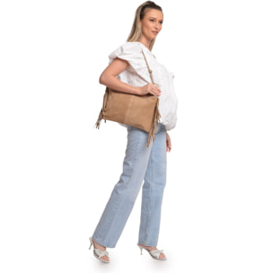 Borsa a tracolla Anna Luchini Beige