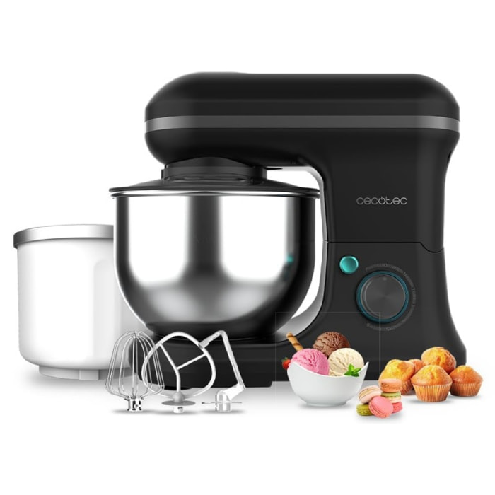 Cecotec Batidora amasadora Batidora Amasadora Cecomixer Merengue 5L 1200 Ice-Cre