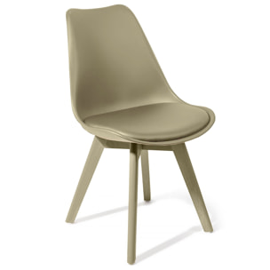 Tomasucci Ensemble de 4 chaises KIKI EVO SAND