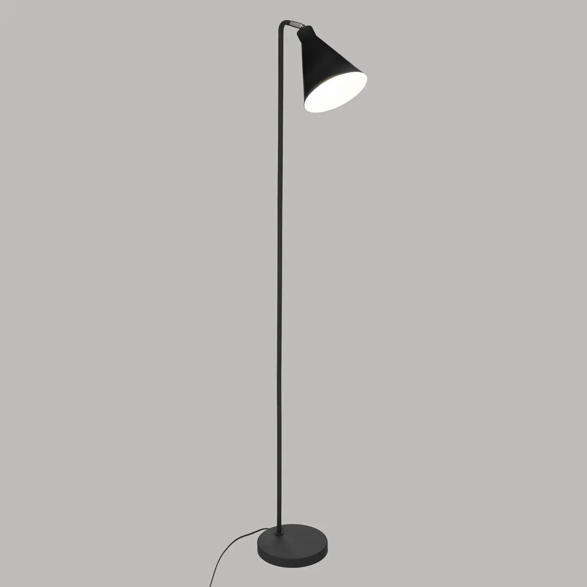 Lampadaire "Linn" noir - métal H150 cm