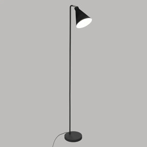 Lampadaire "Linn" noir - métal H150 cm