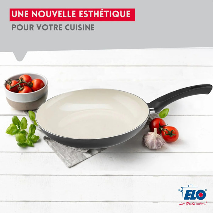 Poêle 24 cm céramique sans PFAS 24 Elo Pure Ceramica