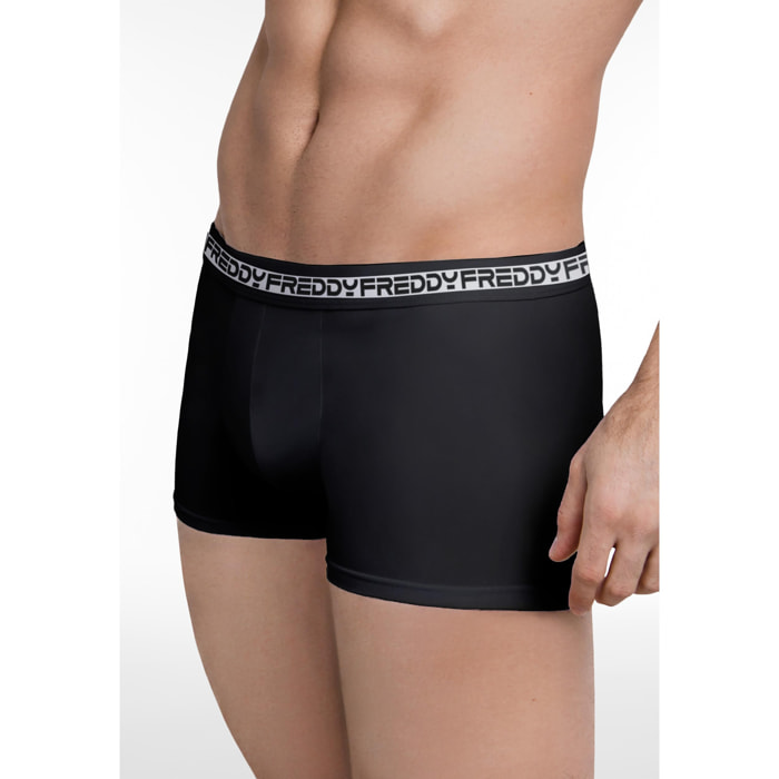 Pack 2 boxer uomo con elastico jacquard logato a contrasto