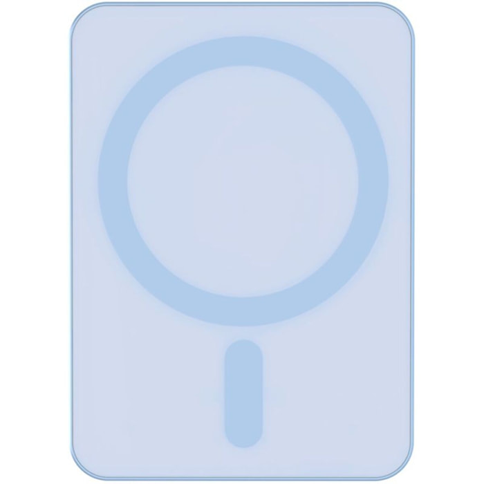 Batterie externe FORCE POWER 5000 mAh USB C 15W Mini magnet bleu