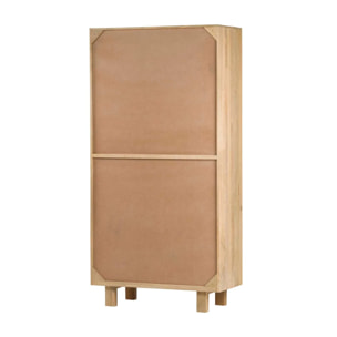 Cabinet Madera Mango Marron Janto 100x45x200 Cm