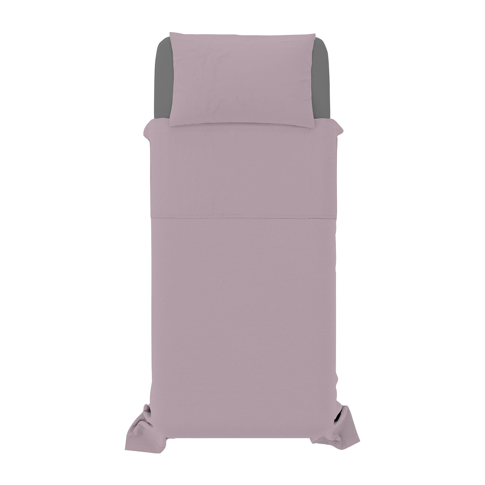 COMPLETO LETTO NATURAL COLOR, 100% COTONE - SINGOLO