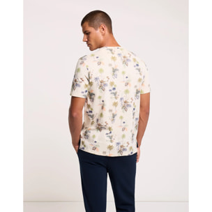 Camiseta Manga Corta Beige - Mauka