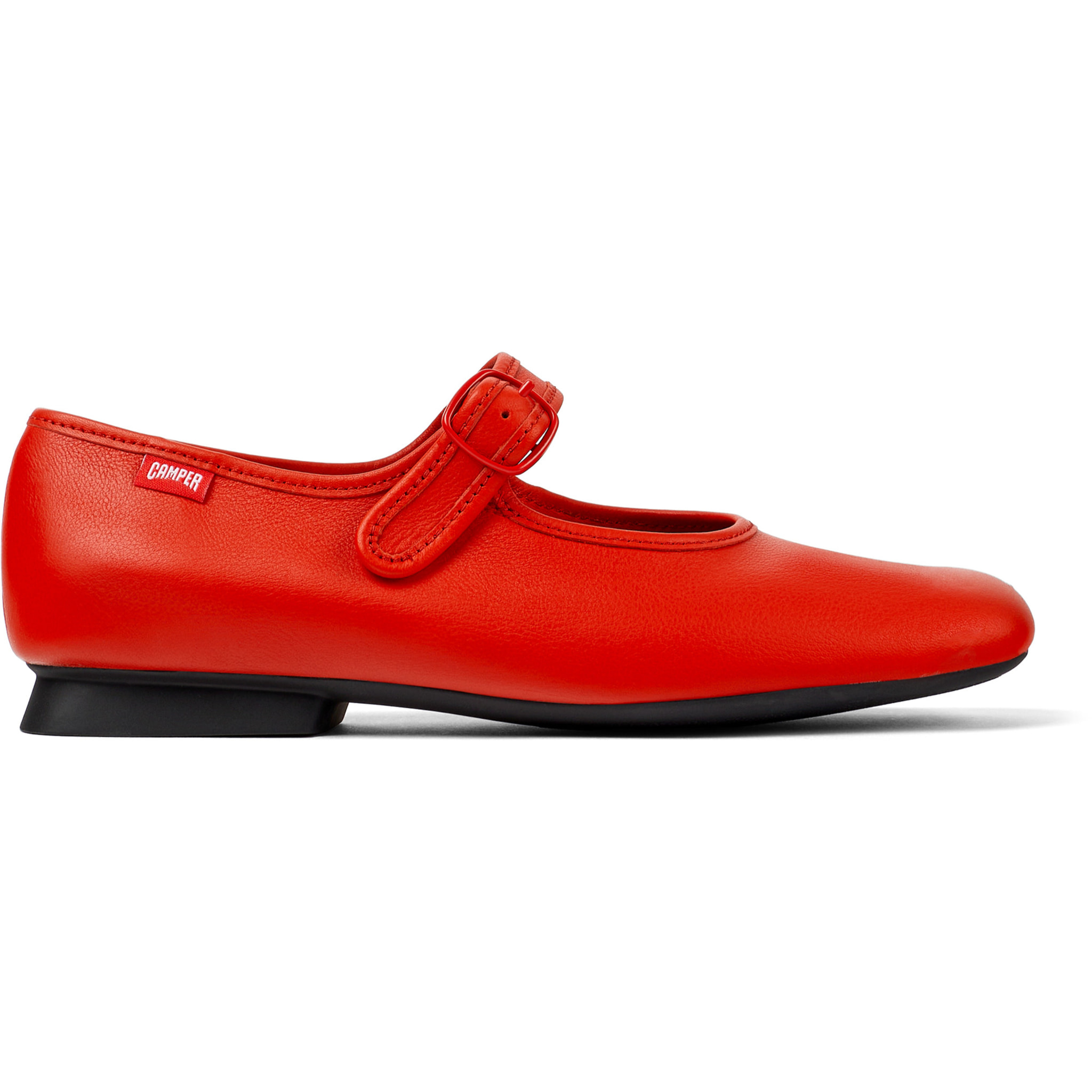 Bailarinas - CAMPER Casi Myra - Rojo - Cuero liso