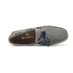 Zapatos Náuticos para Hombre - Duca di Morrone Edoardo Suede Gray