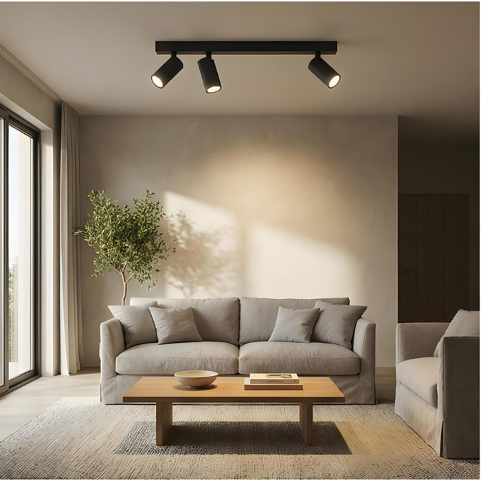 LEDS C4 Proyector Simply 3 bodies 24 Negro 952lm