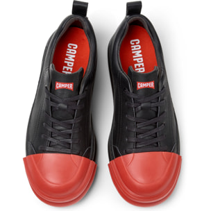 Zapatos de cordones - CAMPER Junction Runner - Negro - Cuero liso