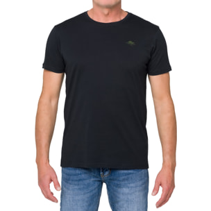 T-shirt in cotone 180 gr Hot Buttered Mistral nero