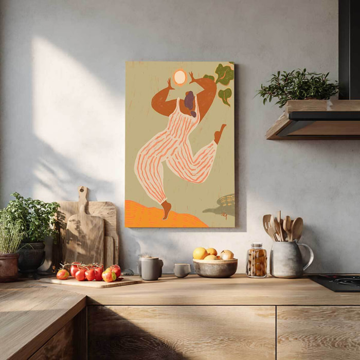 Tableau art spirituel cap vers le soleil Tableau alu Dibond