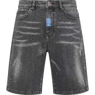PHILIPP PLEIN Pantaloncini in denim Fermentera BASIC