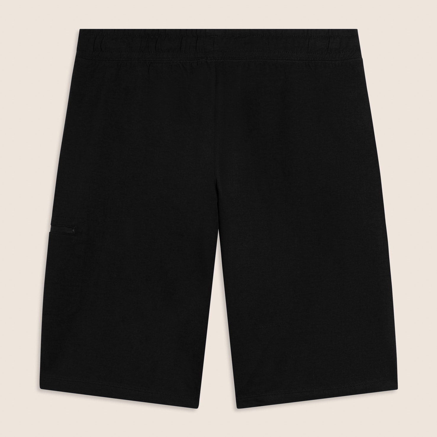 Shorts con stampa "TRAINING" e tasca zip