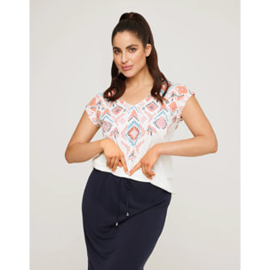 Camiseta Manga Corta Naranja - Leafix