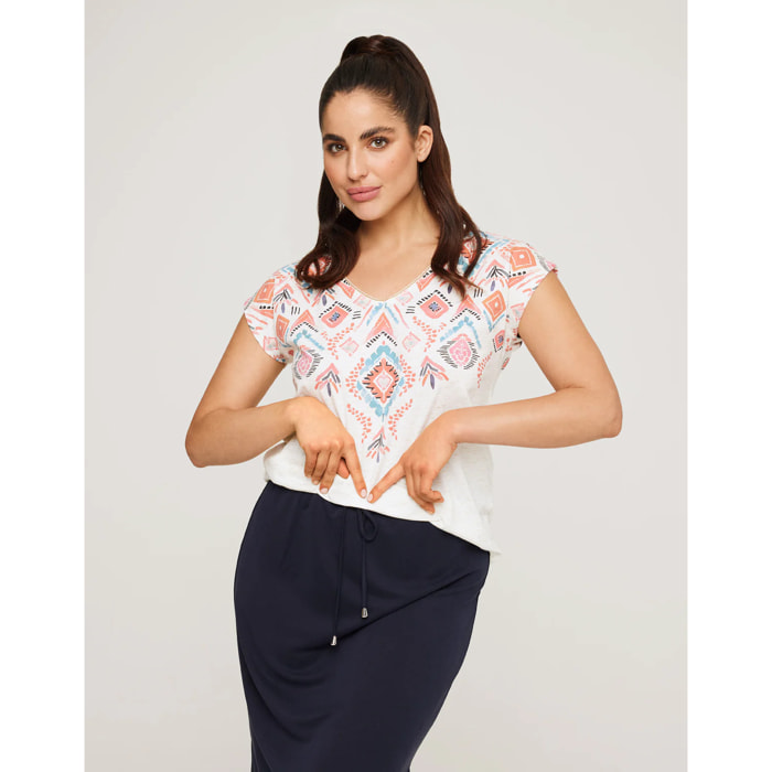 Camiseta Manga Corta Naranja - Leafix