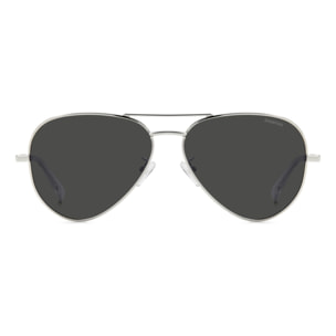 Gafas de Sol Polaroid PLD 4186/G/S/X 010 M9 57 Polarizadas de Metal Hombre 57 mm